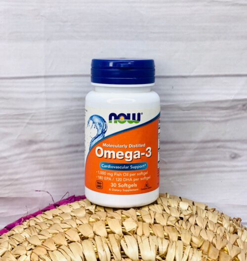 Now Foods Omega-3 Molecularly Distilled, 30 Softgels